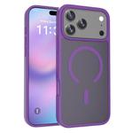 For iPhone 17 Pro Max Skin Feel TPU Hybrid PC MagSafe Phone Case(Purple)