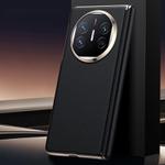 For Huawei Mate X5 / X3 Folding Shaft Skin Feel Leather Texture Cooling MagSafe Phone Case(Black)