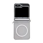 For Samsung Galaxy Z Flip6/7 FE Side Buckle Axis Transparent MagSafe Phone Case