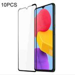 10 PCS For Samsung Galaxy M13 4G DUX DUCIS 0.33mm 9H Medium Alumina HD Full Screen Tempered Glass Film (Black)