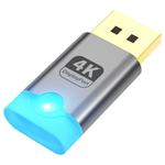 DOONJIEY DisplayPort Interface Graphics Card Spoofer Display Emulator Virtual Monitor with Indicator Light(Silver)