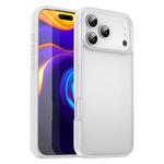 For iPhone 17 Pro Max Fanying Series PC Hybrid TPU Translucent Frosted Phone Case(Matte White)