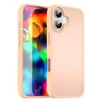 For iPhone 17 Fanying Series PC Hybrid TPU Translucent Frosted Phone Case(Rouge Powder)