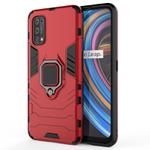 For OPPO Realme X7 PC + TPU Shockproof Protective Case with Magnetic Ring Holder(Red)