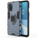 For OnePlus 8T PC + TPU Shockproof Protective Case with Magnetic Ring Holder(Navy Blue)