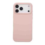 For iPhone 17 Pro Max Liquid Silicone Phone Case(Sand Pink)
