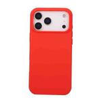 For iPhone 17 Pro Max Liquid Silicone Phone Case(Red)