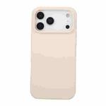 For iPhone 17 Pro Max Liquid Silicone Phone Case(Antique White)