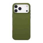 For iPhone 17 Pro Max Liquid Silicone Phone Case(Pine Green)