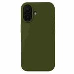 For iPhone 17 Liquid Silicone Phone Case(Pine Green)