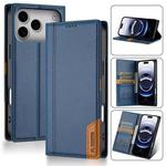 For iPhone 17 Pro Max N.BEKUS P3 RFID Stitching Magnetic Flip Leather Phone Case(Blue)