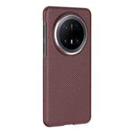 For Huawei Mate 70 Pro+ Nanofiber MagSafe Magnetic Phone Case(Red)