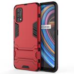 For OPPO Realme X7 PC + TPU Shockproof Protective Case with Holder(Red)