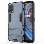 For OPPO Realme X7 PC + TPU Shockproof Protective Case with Holder(Navy Blue)
