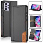 For Samsung Galaxy A33 5G N.BEKUS P3 RFID Stitching Magnetic Flip Leather Phone Case(Black)