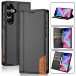For Samsung Galaxy A16 5G / 4G N.BEKUS P3 RFID Stitching Magnetic Flip Leather Phone Case(Black)