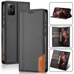 For Redmi Note 12S / Note 11S 4G N.BEKUS P3 RFID Stitching Magnetic Flip Leather Phone Case(Black)