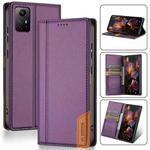 For Redmi Note 12S / Note 11S 4G N.BEKUS P3 RFID Stitching Magnetic Flip Leather Phone Case(Purple)