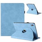 For iPad mini 2024 / mini 6 Solid Color Rotation Holder Leather Smart Tablet Case(Sky Blue)
