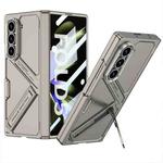 For Samsung Galaxy Z Fold5 5G GKK Magnetic Folding Hinge Vision Phone Case(Titanium Gray)