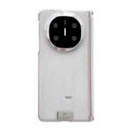 For Huawei Mate X6 Transparent PC Dual Axis Nameplate Shockproof Phone Case