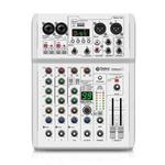 DEBRA PRMX-6 4-Channels Audio Mixer DSP Reverb for Live Recording(EU Plug)
