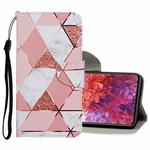 For Samsung Galaxy S20 FE 5G / S20 Lite Colored Drawing Pattern Horizontal Flip Leather Case with Holder & Card Slots & Wallet(Marble)