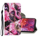 For Samsung Galaxy S20 FE 5G / S20 Lite Coloured Drawing Pattern Horizontal Flip PU Leather Case with Holder & Card Slots & Wallet & Lanyard(Purple Marble)