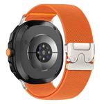 For Samsung Galaxy Watch8 / Watch8 Classic xDfind Parachute Buckle Stretch Nylon Watch Band(Orange)
