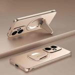 For Honor 400 Global 156.5mm Spaceship MagSafe Folding Holder Phone Case(Desert Gold)