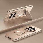 For Honor Magic7 Pro Spaceship MagSafe Folding Holder Phone Case(Desert Gold)