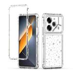 For Tecno Pova 6 Transparent Acrylic Laser Paper Phone Case(Stars)