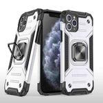 For iPhone 11 Magnetic Armor Shockproof TPU + PC Case with Metal Ring Holder