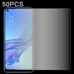 For OPPO A53 50 PCS 0.26mm 9H 2.5D Tempered Glass Film