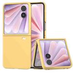 For Honor Magic V Flip 2 ABEEL Skin Feel PC Full Coverage Shockproof Phone Case(Yellow)