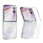 For Honor Magic V Flip 2 ABEEL Transparent MagSafe Magnetic PC Phone Case