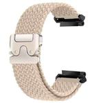 For  Amazfit T-Rex 2 Parachute Snap Buckle Braided Watch Band(Apricot)