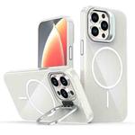 For iPhone 12 / 12 Pro Bright Color Imitation Camera Bracket Magsafe Phone Case(Summit Stone)