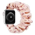 For Apple Watch 38 / 40 / 41 / S10 42mm xDfind Polyester Hybrid Organza Double Layer Watch Band(Red Dot)