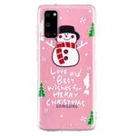 For Samsung Galaxy S20 Christmas Pattern TPU Protective Case(Snowman)