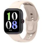 For vivo Watch GT xDfind Pure Color Silicone Watch Band(Ivory)