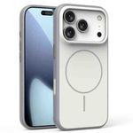 For iPhone 17 Pro Max Solid Color Magnetic MagSafe Frosted Phone Case(Grey)