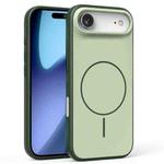 For iPhone 17 Air Solid Color Magnetic MagSafe Frosted Phone Case(Green)