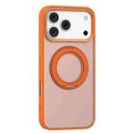 For iPhone 17 Pro Max Mutural Armor Series MagSafe Magnetic Holder Phone Case(Orange)