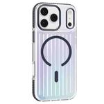 For iPhone 17 Pro Max Mutural Luggage Rainbow MagSafe Phone Case(Dark Blue)