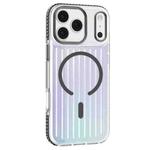 For iPhone 17 Pro Mutural Luggage Rainbow MagSafe Phone Case(Dark Grey)