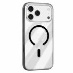 For iPhone 17 Pro Mutural Soft Mist Series MagSafe PC Hybrid TPU Phone Case(Black)