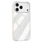 For iPhone 17 Pro Mutural Soft Mist Series MagSafe PC Hybrid TPU Phone Case(Beige)