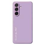 For Samsung Galaxy A36 5G Do As You Wish A1440 Fine Hole Straight Edge Silicone Phone Case(Purple)