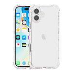 For iPhone 17 Acrylic Color Point Transparent Phone Case(White)